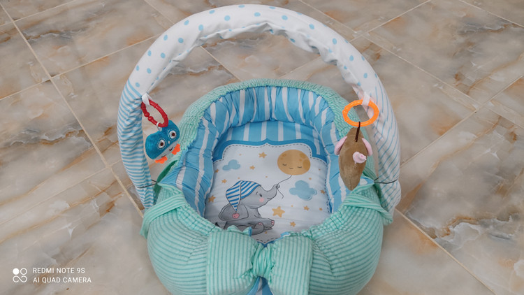 تشک لبه دار مخمل چاپی